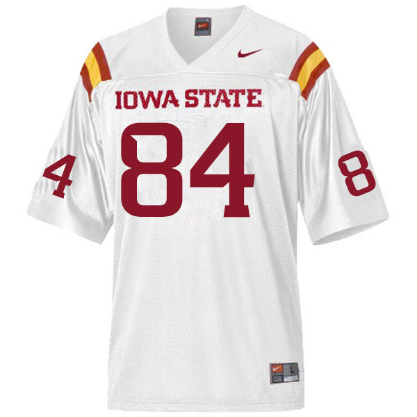 Men #84 Ezeriah Anderson Iowa State Cyclones College Football Jerseys Sale-White